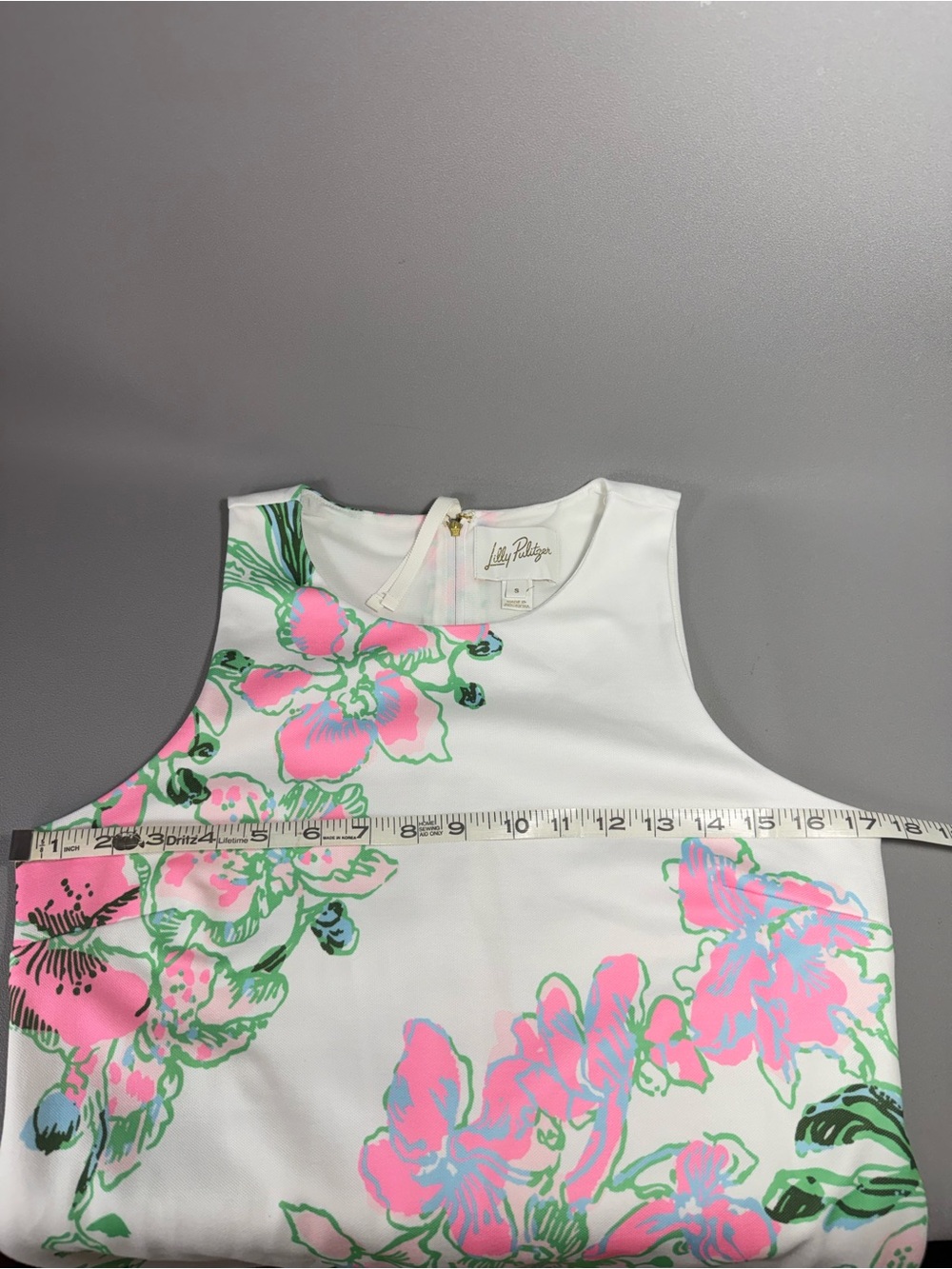 Lilly Pulitzer Melodie White Orchid Floral Print Sleeveless Maxi Dress - Picture 13 of 16